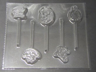 560sp Alice in Wonderland Chocolate Candy Lollipop Mold